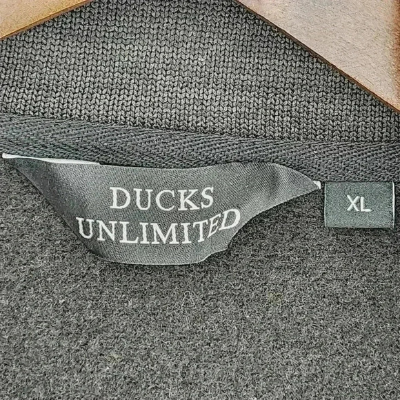 Ducks Unlimited mock neck full zip fleece vest jacket men's XL - Picture 7 of 8